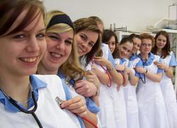 Verpleegkundige studenten 