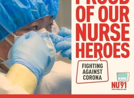 NU'91 campagne verpleegkundigen corona