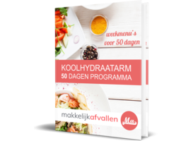 Koolhydraatarm dieet - https://makkelijkafvallen.nl/kha-50-dagen-programma-fysiek-boek/ 