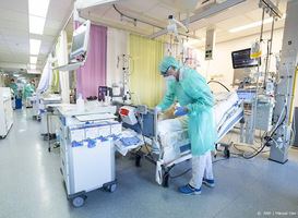 Aantal coronapatiënten in de ziekenhuizen afgelopen etmaal met 85 gedaald