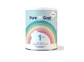 In zuigelingenvoeding van Pure Goat Company zit plastic van lepel 